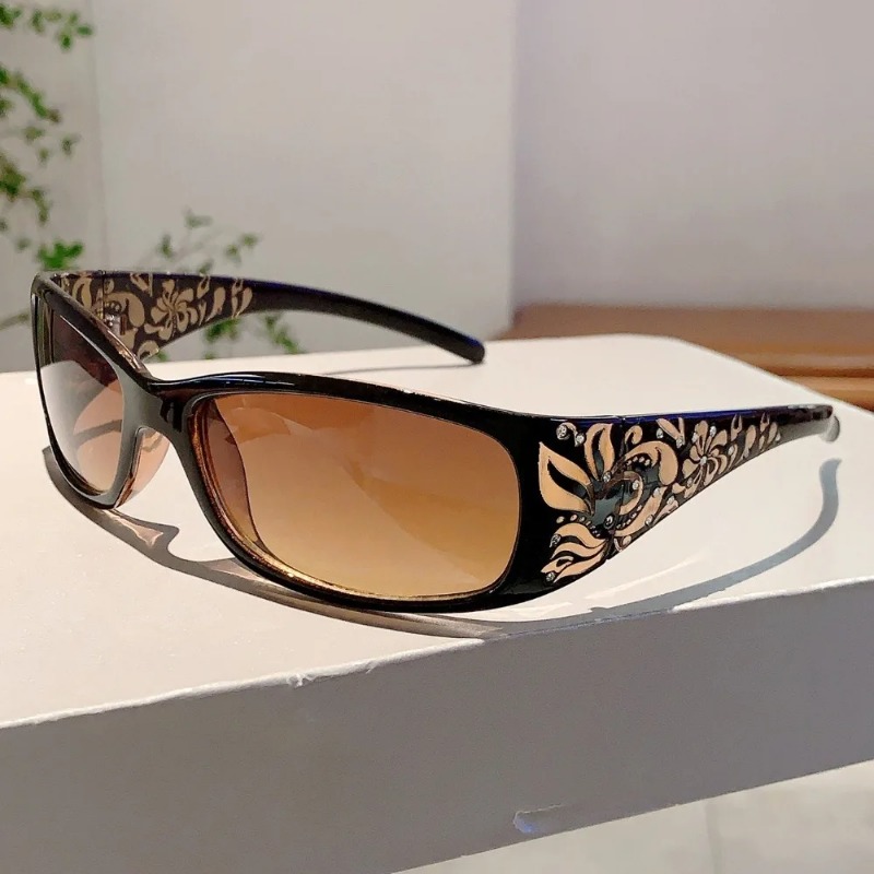 Sunglasses Cat Eye - Moda Kadın Rhinestone Güneş Gözlüğü Y2K