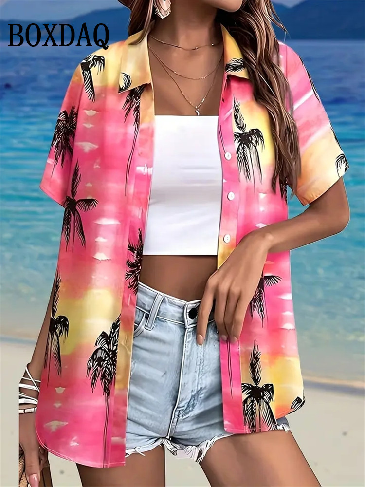 Romper Floral Print - Yaz Moda Kadın Bluz Hawaii Hindistan