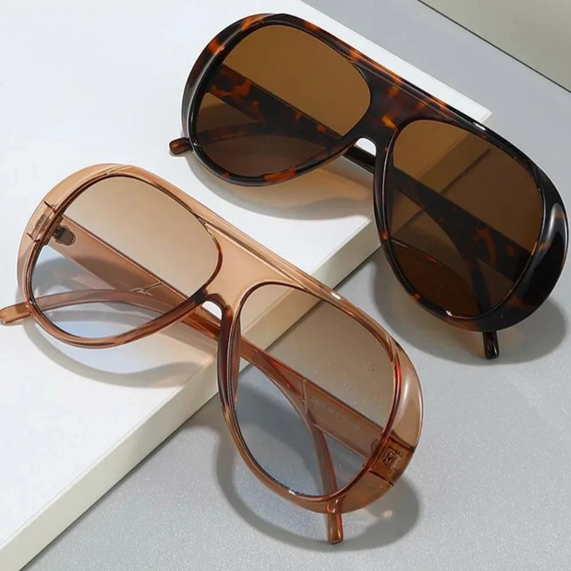Sunglasses Cat Eye - Kadınlar için Vintage Büyük Boy Kare