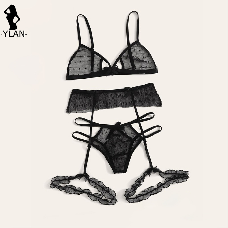 Sutyen seti Kadın Seksi Örgü i - Bralette Triangle Set incelemesi ve fiyatı