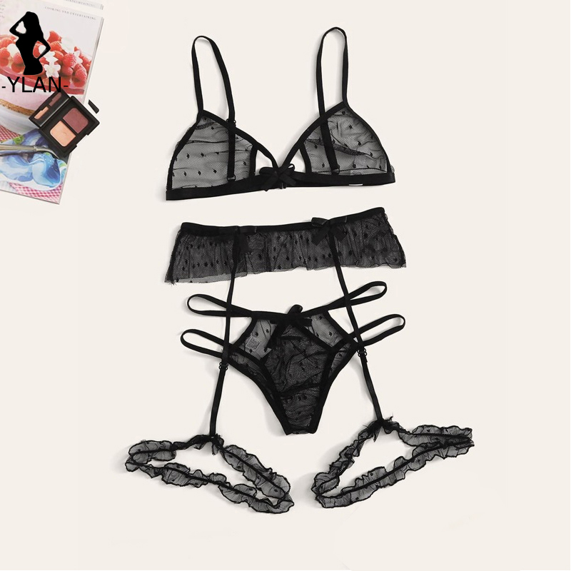 Sutyen seti Kadın Seksi Örgü i - Bralette Triangle Set incelemesi ve fiyatı