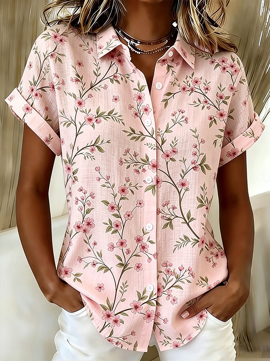 Kadın Bej Çiçek Desenli Düğmel - Romper Floral Print incelemesi ve fiyatı