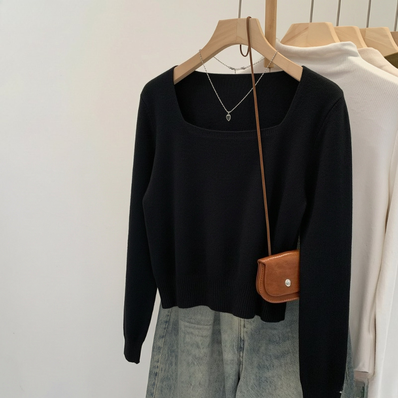 Bayan Uzun Kollu Örme Kazak El - Crop Top Crochet incelemesi ve fiyatı