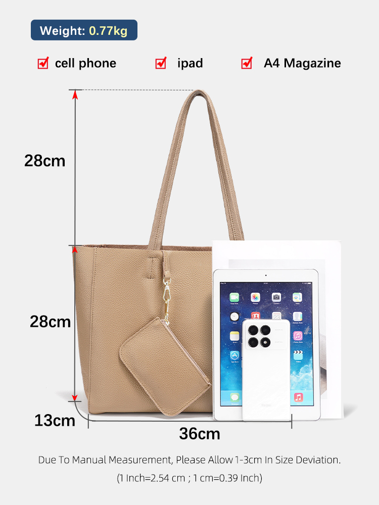 Zency Hakiki Deri Büyük Tote Ç - Tote Bag Beach incelemesi ve fiyatı