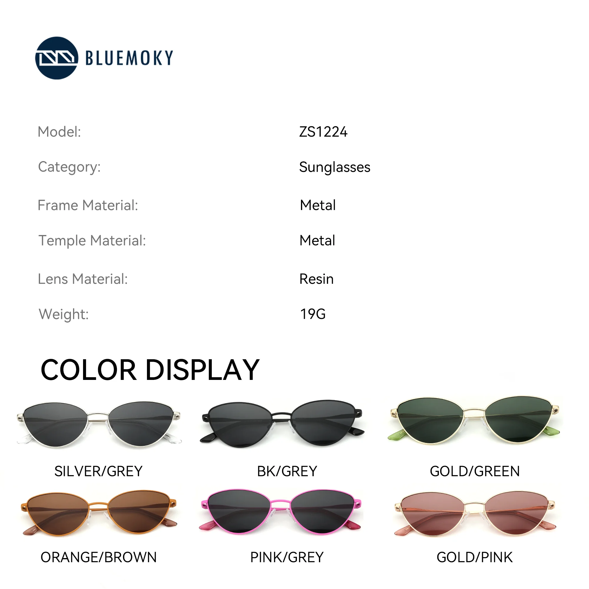 BLUEMOKY Kadın Moda Güneş Gözl - Sunglasses Cat Eye incelemesi ve fiyatı
