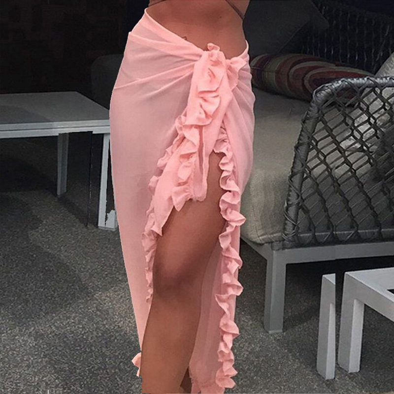 Kadınlar Seksi Şeffaf Bikini C - Cover Up Kaftan incelemesi ve fiyatı